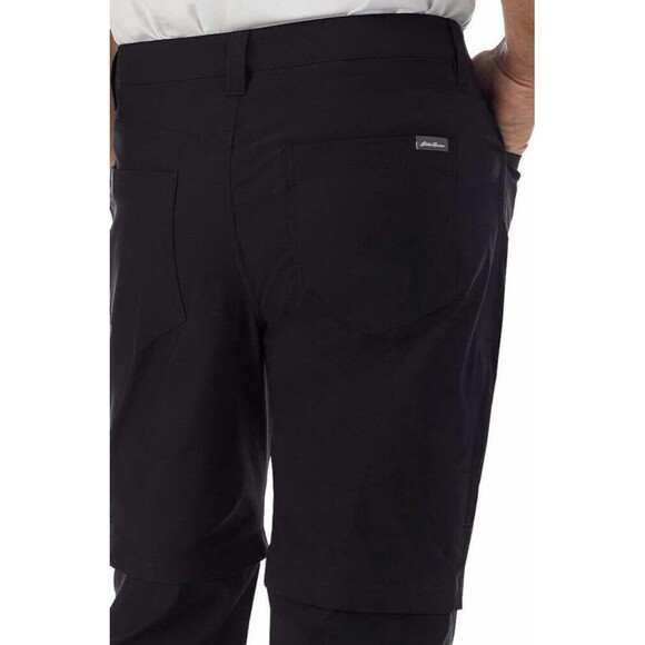 Eddie Bauer Men’s Convertible Tech Pants UPF 50+ Pockets Black Sz 36x32 - Picture 2 of 10